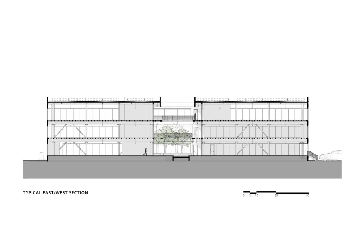 BIM建筑|Fifth + Tillery 办公大楼 / Gensler