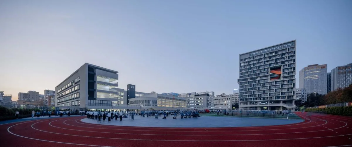 BIM建筑|链接与重塑：深圳南山麒麟中学改扩建工程 / 元本体工作室