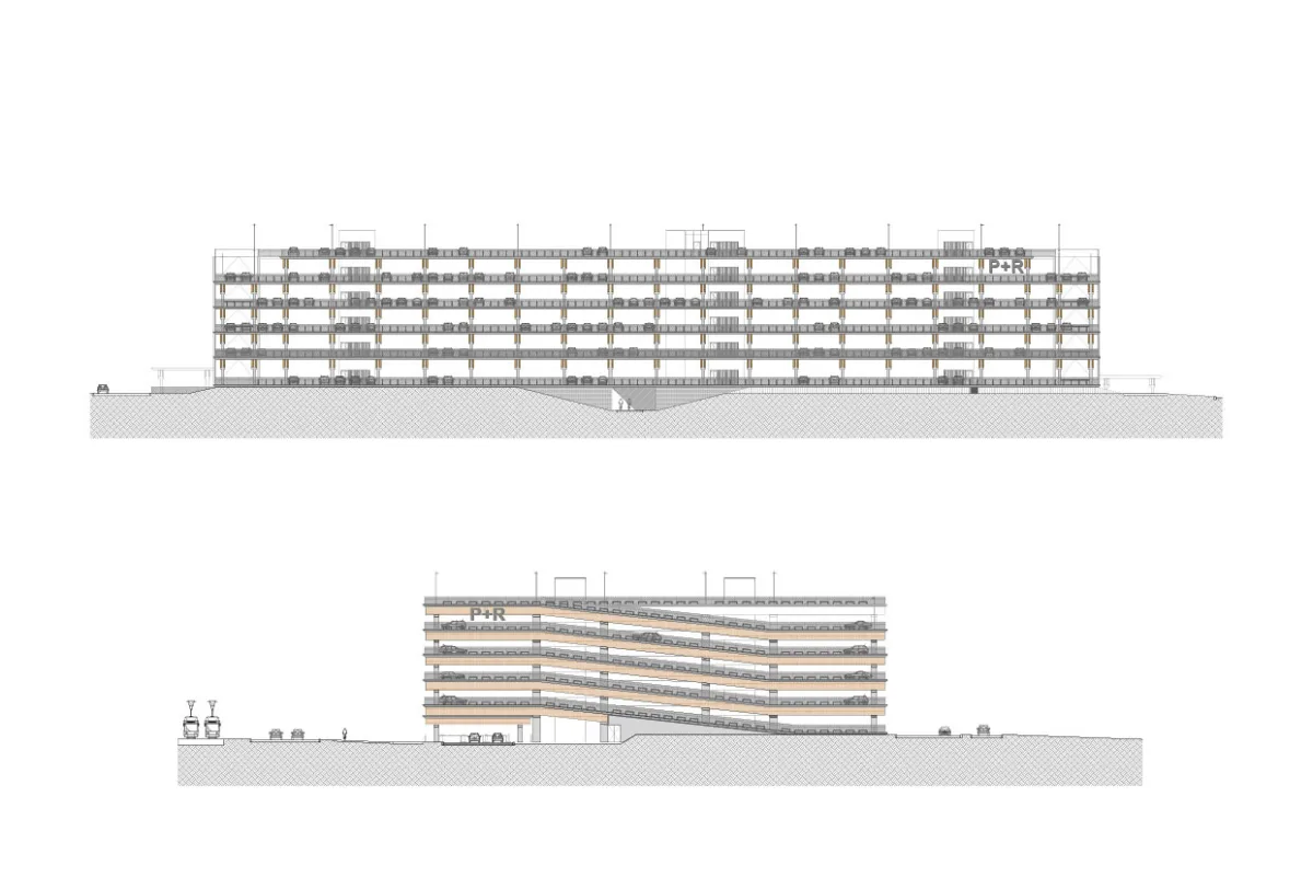 BIM建筑|Park+Ride新模式，私人交通+公交交通 / HUB