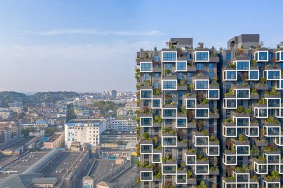 BIM建筑|博埃里在中国设计首个垂直森林塔楼