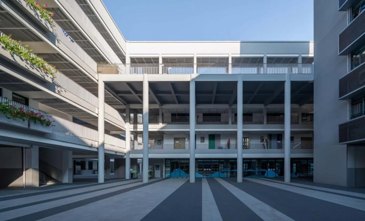 BIM建筑|链接与重塑：深圳南山麒麟中学改扩建工程 / 元本体工作室