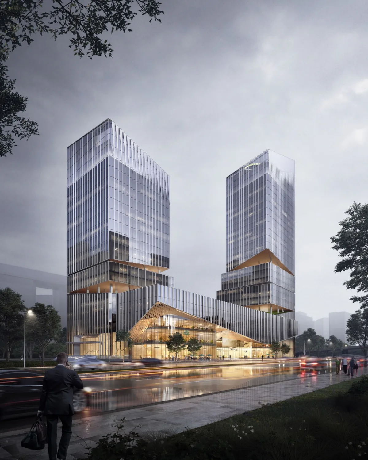 BIM建筑|扬帆起航 · 南京江心洲生态科技产业园 / 简和建筑