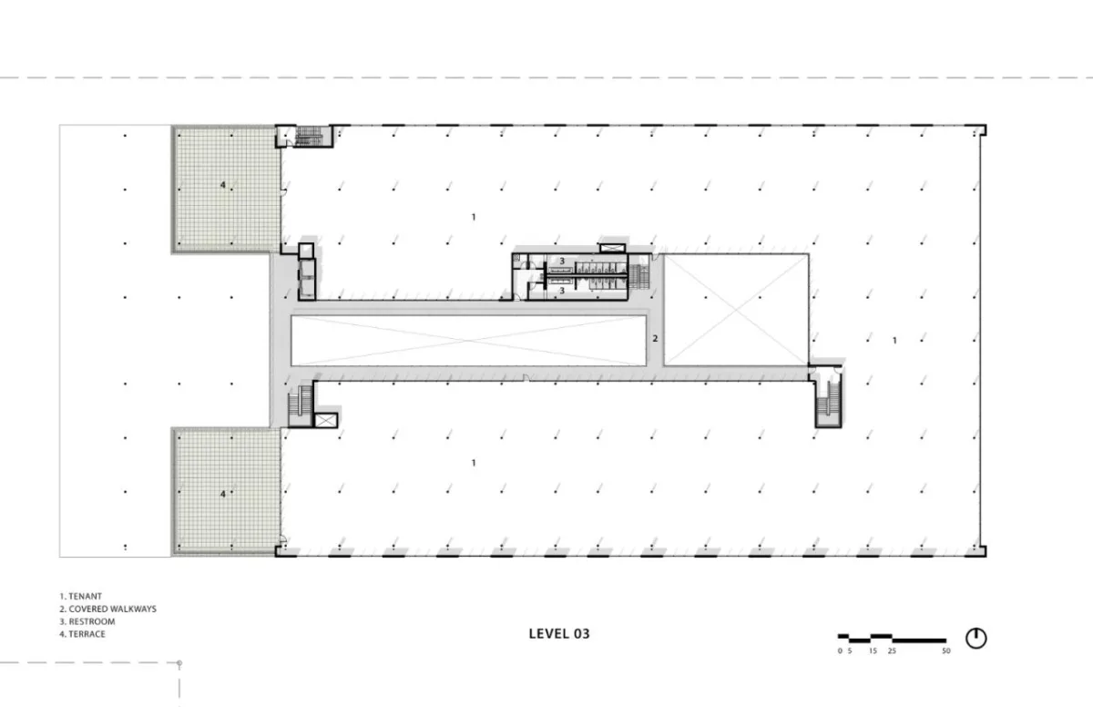 BIM建筑|Fifth + Tillery 办公大楼 / Gensler