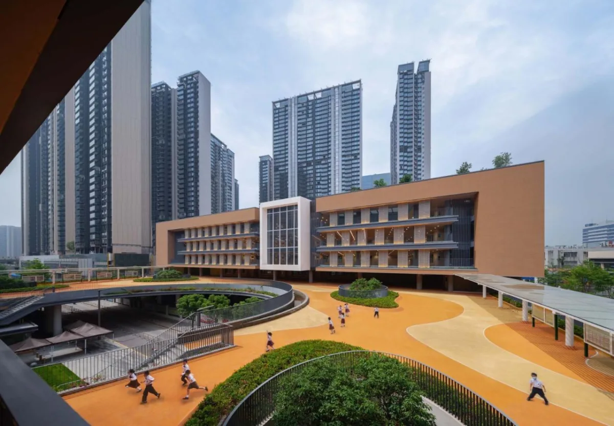 BIM建筑|深圳外国语学校宝安学校 / 华阳国际设计集团