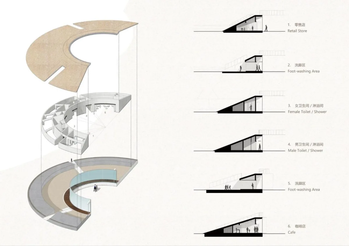 BIM建筑|海边咖啡厅：海之回声 / 同一建筑设计事务所