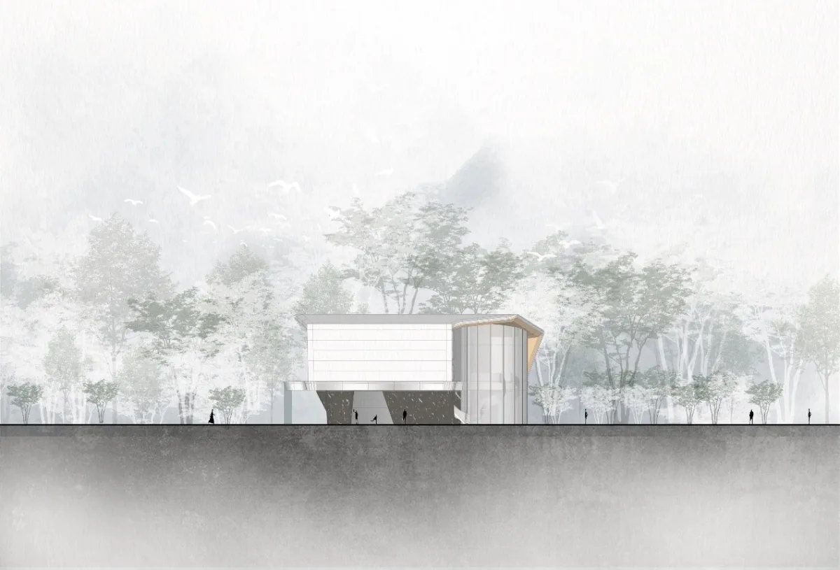 BIM建筑|漂浮艺居 舟泊烟渚：成都首开金地 • 鹭鸣北湖 / 成执设计