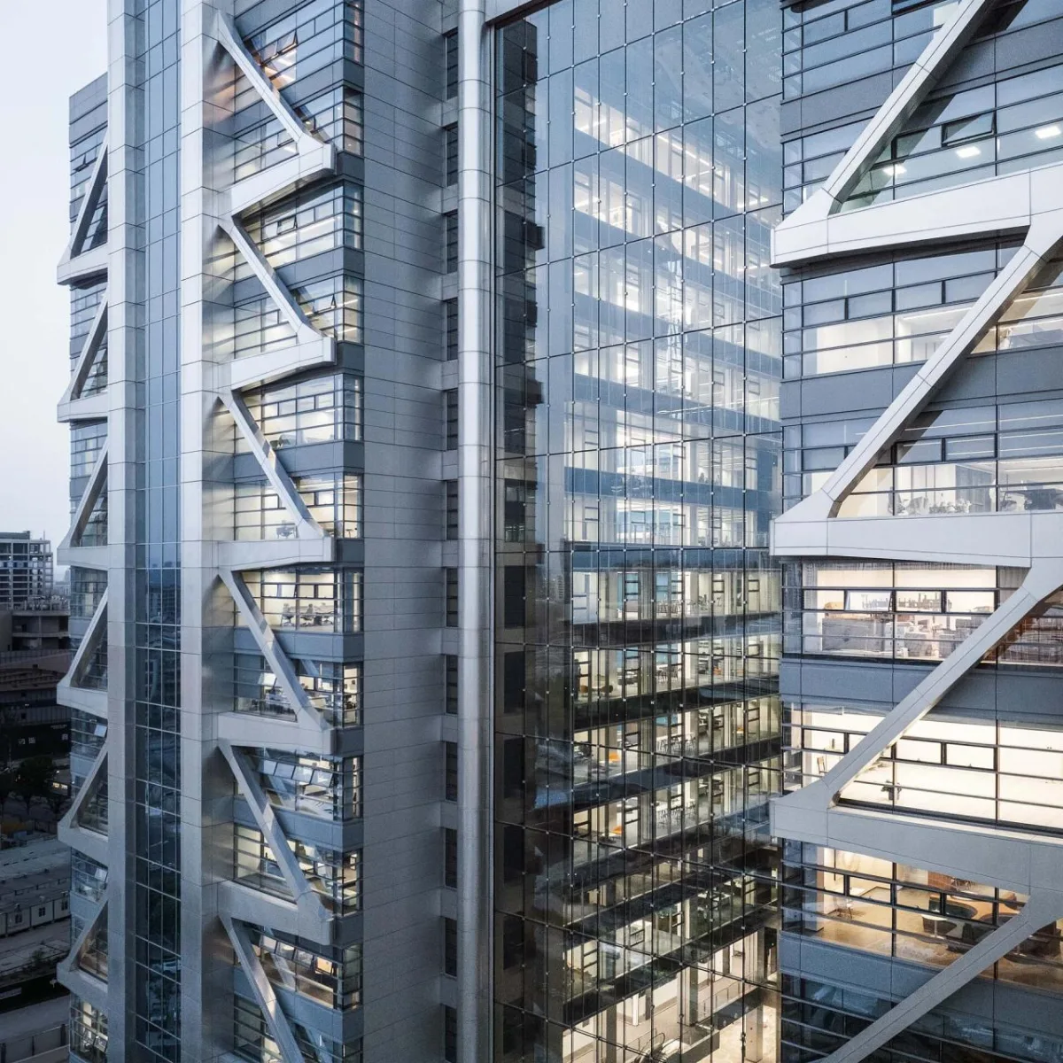 BIM建筑|双擎大厦：瑞丰数字金融中心 / UUA建筑师事务所