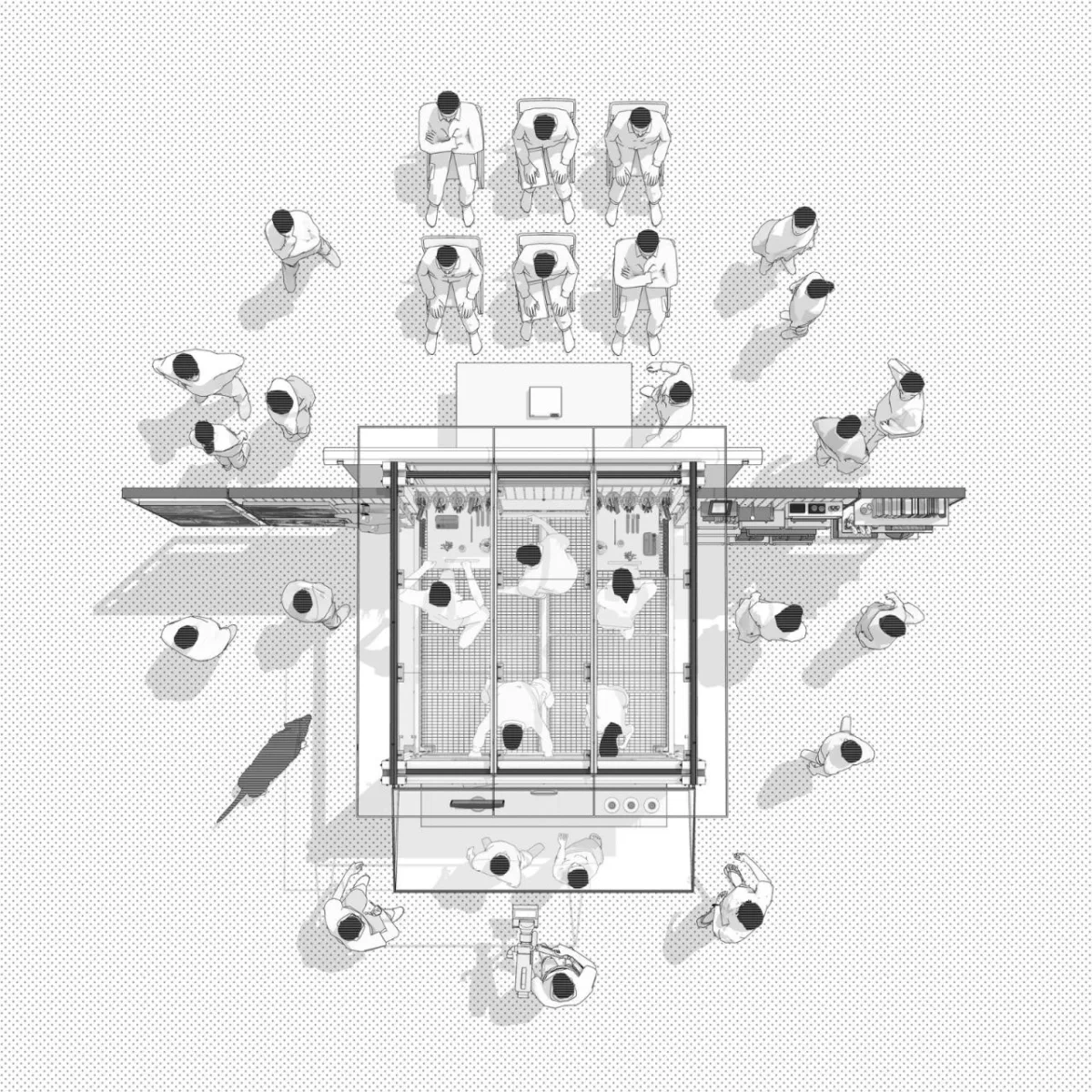 BIM建筑|乡村振兴流动工作舱——新型竹构空间装置 / 南京大学建筑与城市规划学院