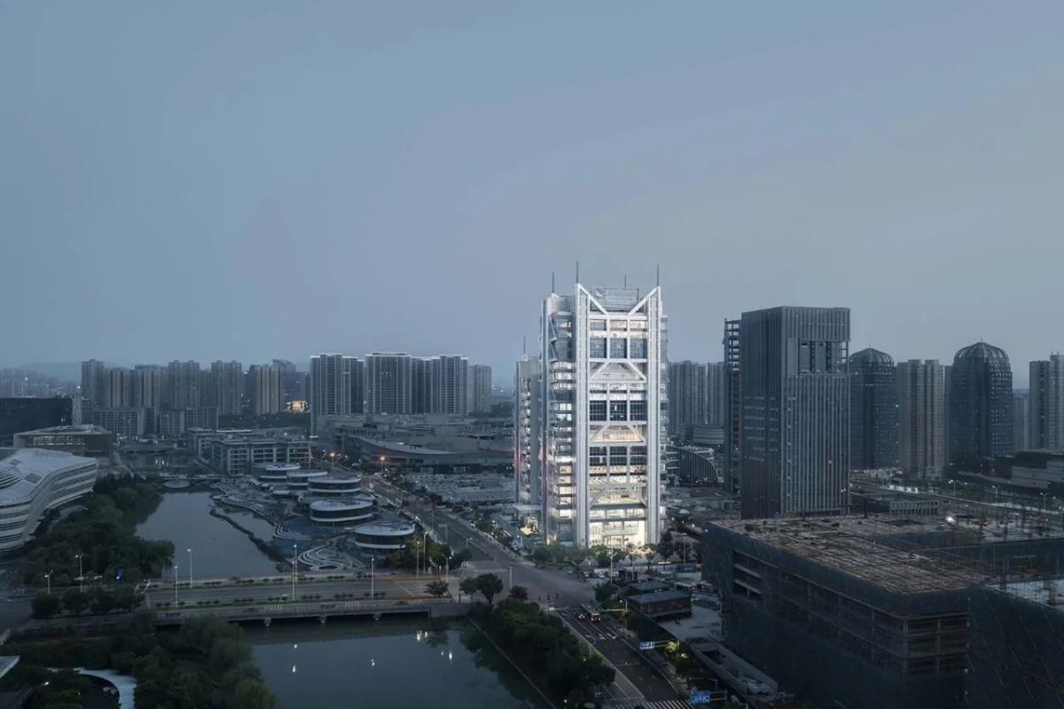 BIM建筑|双擎大厦：瑞丰数字金融中心 / UUA建筑师事务所
