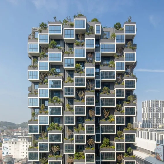 BIM建筑|博埃里在中国设计首个垂直森林塔楼
