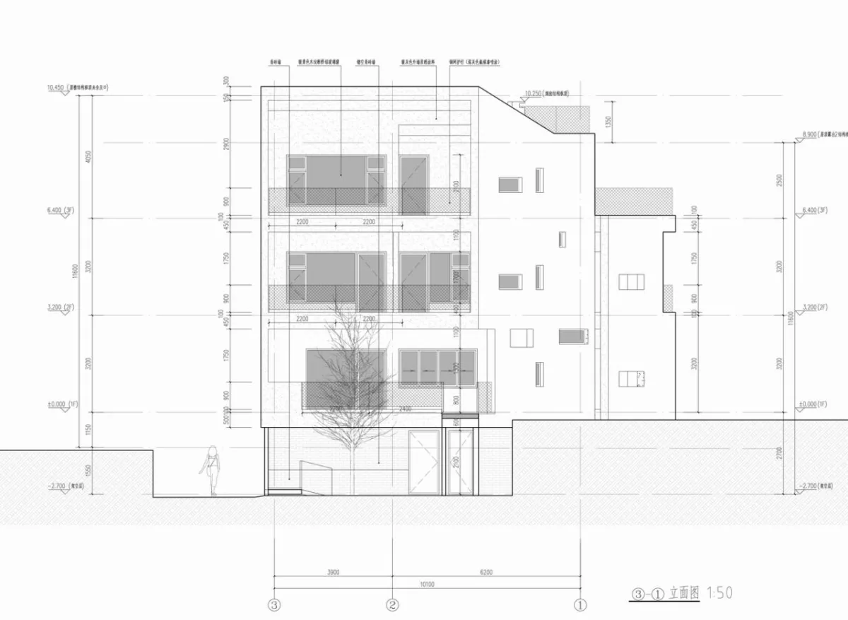 BIM建筑|对话山丘田野，滨河巷21号 / MV建筑工作室
