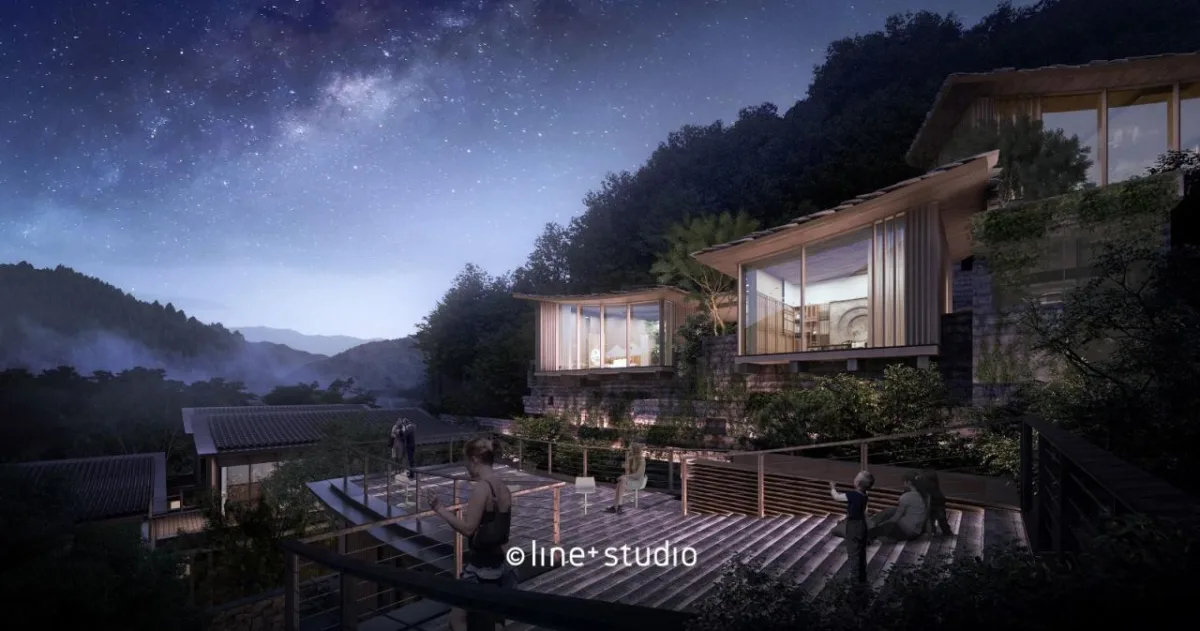 BIM建筑|海华浦江樾溪里度假酒店 / 孟凡浩-line+建筑事务所