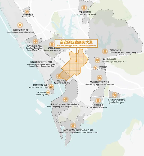 BIM建筑|正式公告丨宝安创业路商务大道策划及城市设计国际咨询