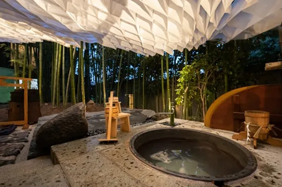 BIM建筑|隈研吾在寺庙建造活竹子支撑的建筑