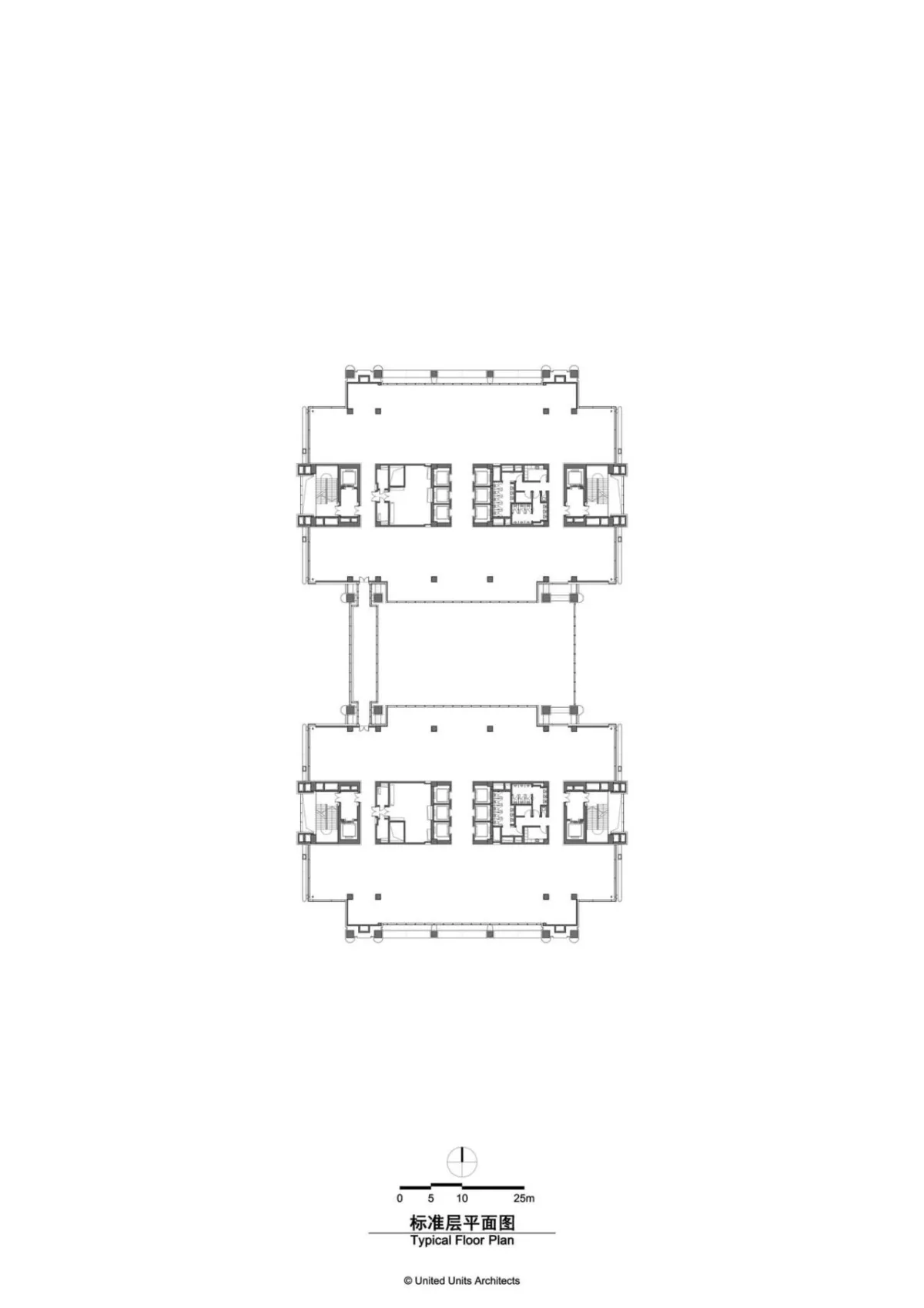 BIM建筑|双擎大厦：瑞丰数字金融中心 / UUA建筑师事务所