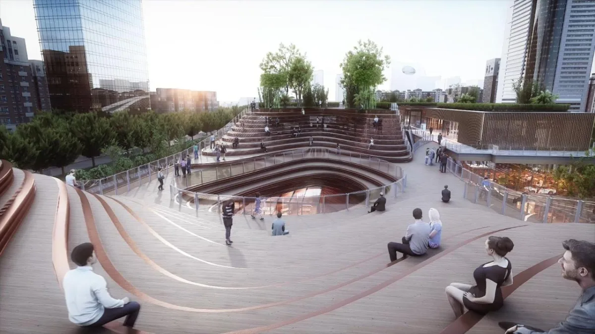 BIM建筑|现代园林：杭州运河湾国际旅游休闲综合体 / Aedas
