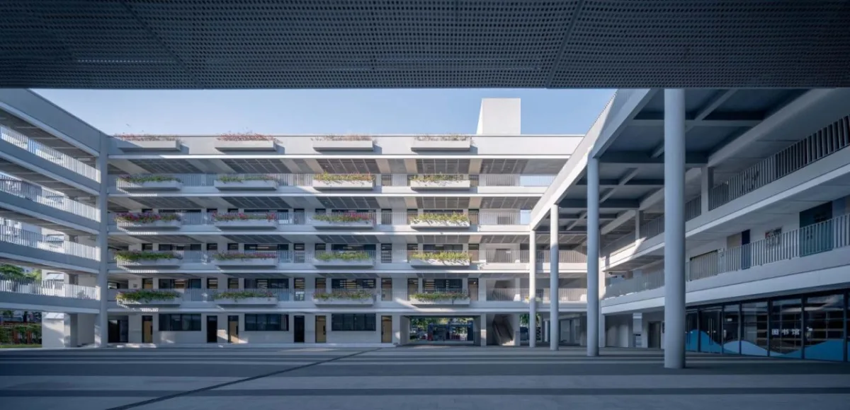 BIM建筑|链接与重塑：深圳南山麒麟中学改扩建工程 / 元本体工作室