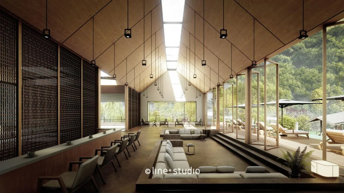 BIM建筑|海华浦江樾溪里度假酒店 / 孟凡浩-line+建筑事务所
