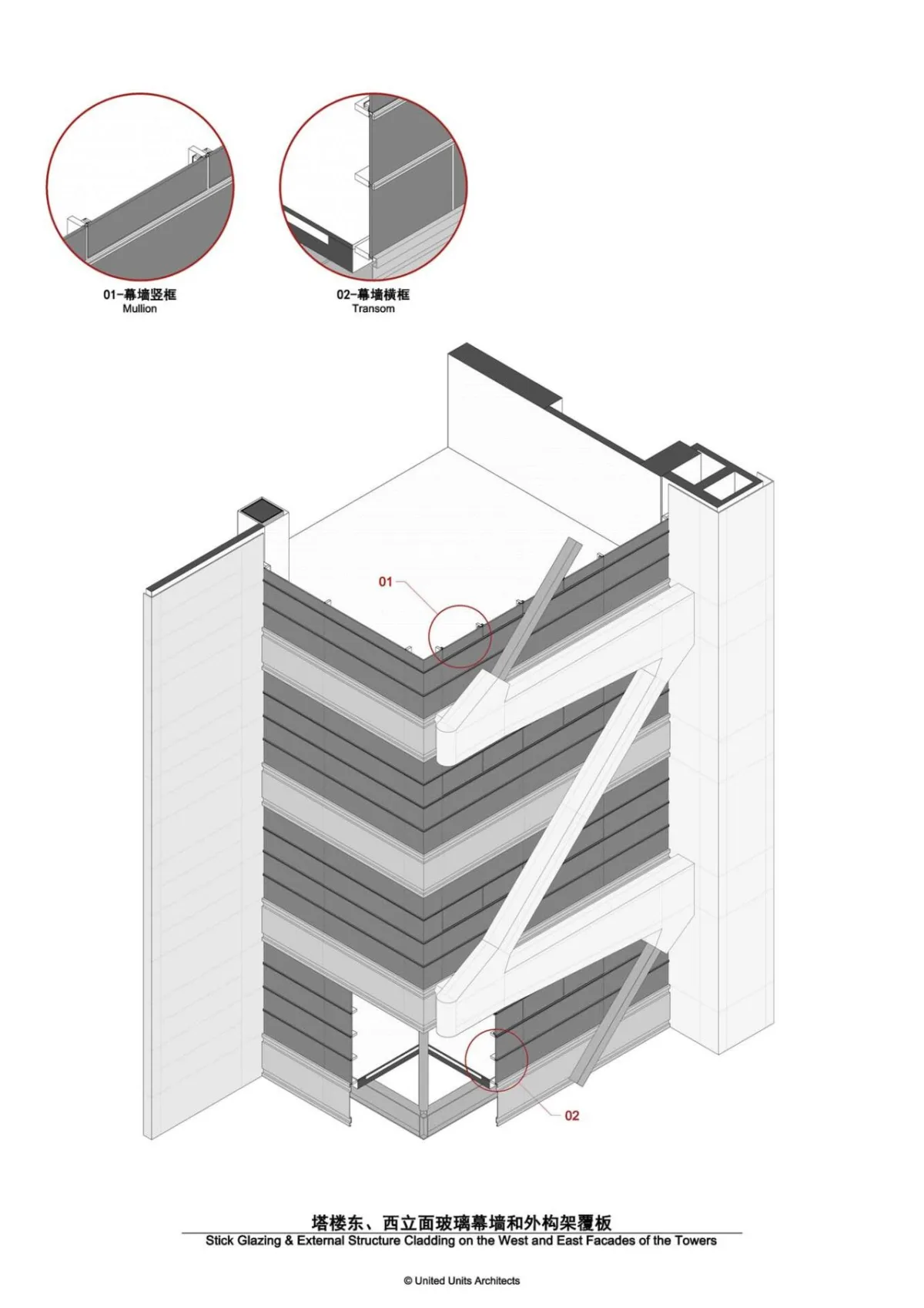 BIM建筑|双擎大厦：瑞丰数字金融中心 / UUA建筑师事务所