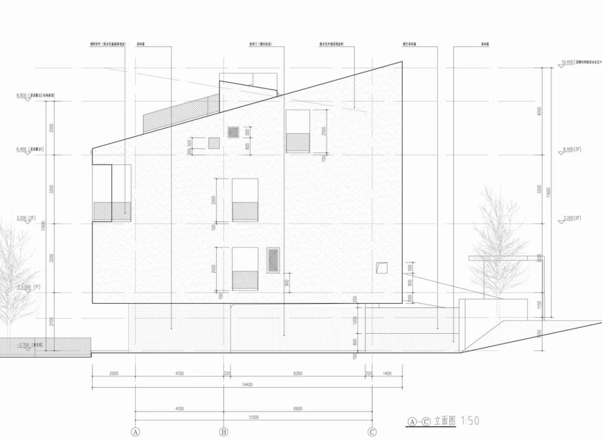 BIM建筑|对话山丘田野，滨河巷21号 / MV建筑工作室