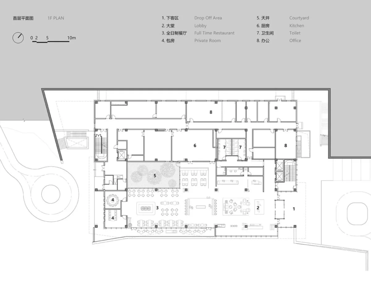 BIM建筑|归来兮桠溪庄园酒店综合接待中心 / 建识（北京）设计咨询有限公司