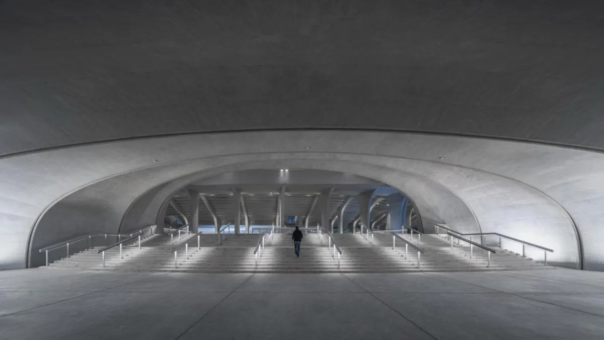BIM建筑|全球最大覆土建筑群设计：“消失的体育场”/ MAD马岩松