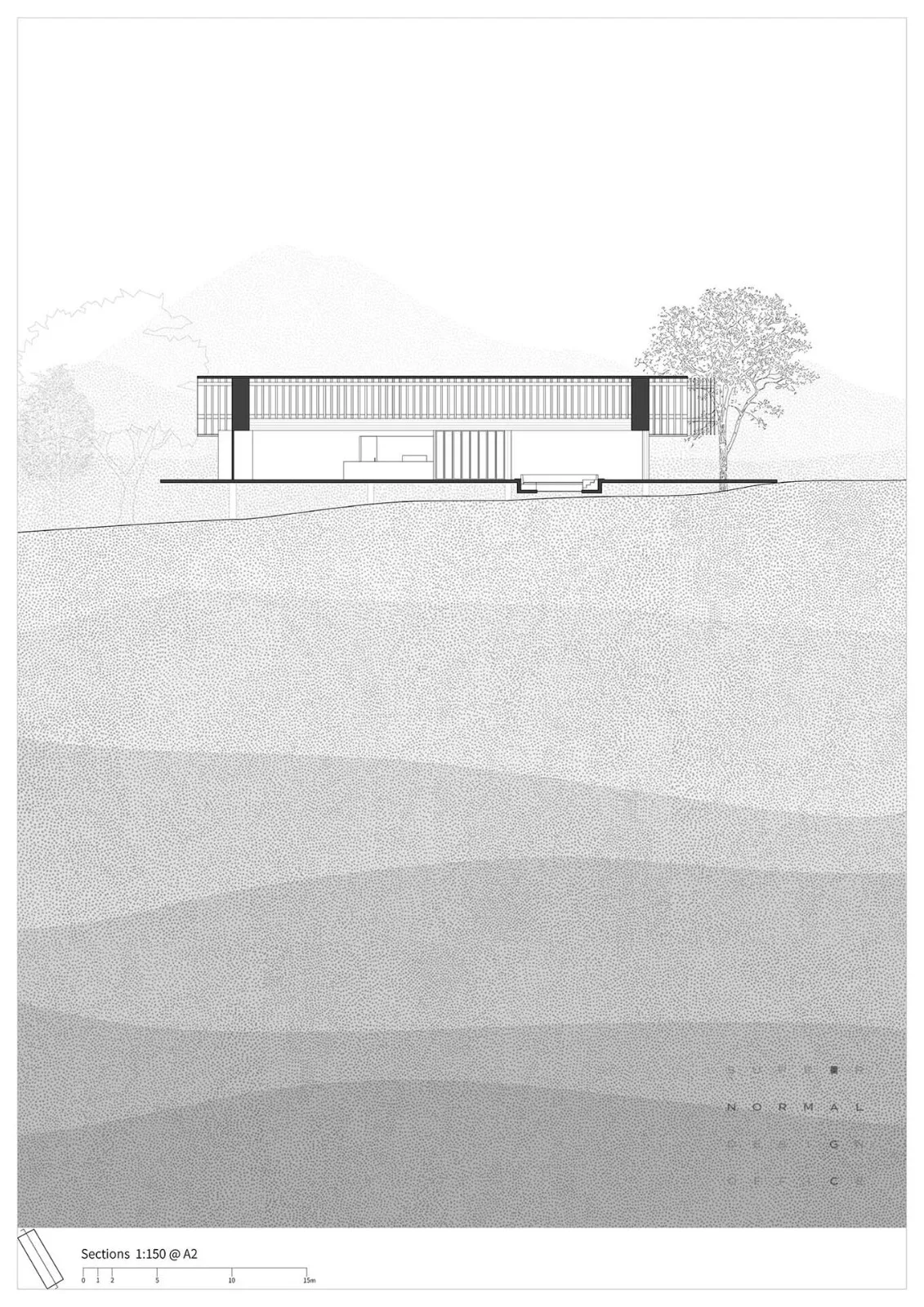 BIM建筑|峨眉山高桥小镇 / 超级平常空间设计