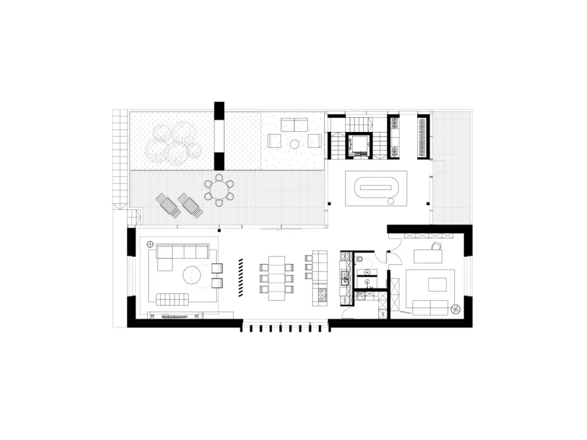 BIM建筑|现代主义混凝土住宅，考纳斯之家 / Architectural Bureau G.Natkevicius & Partners