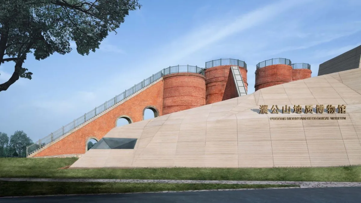 BIM建筑|濮公山地质（石灰矿）博物馆 / 华中科技大学建筑与城市规划学院李保峰教授工作室