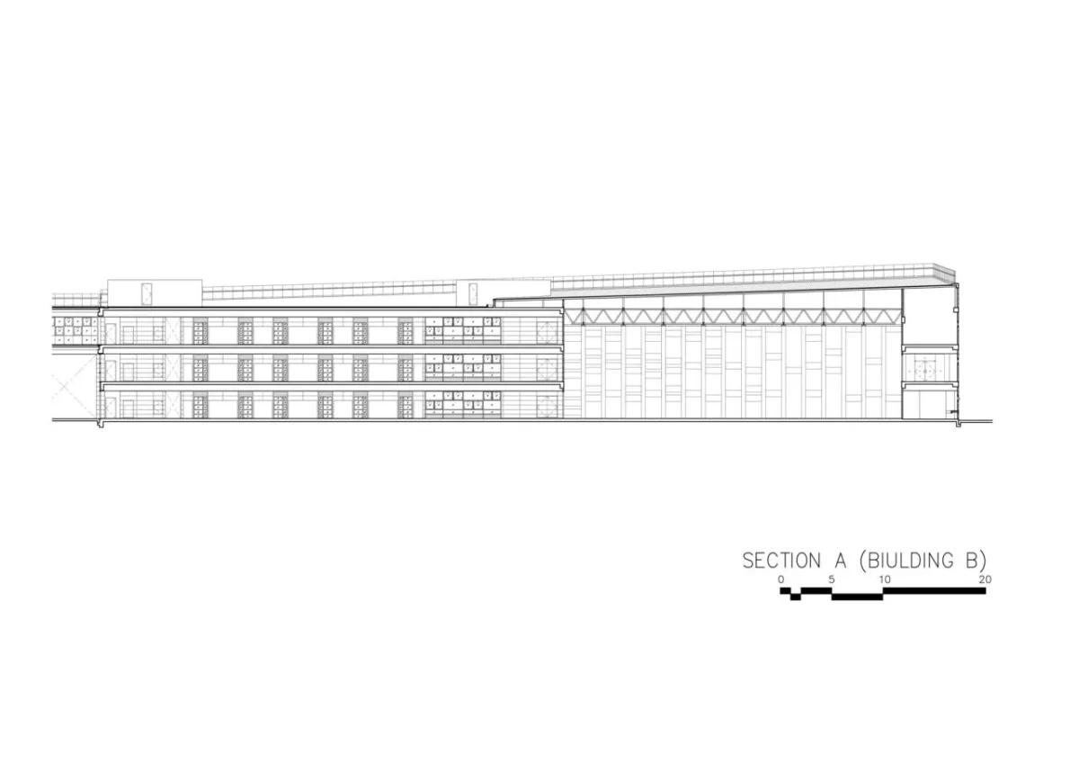 BIM建筑|扇形展开，泰国吞武里校园 SISB / Plan Architect