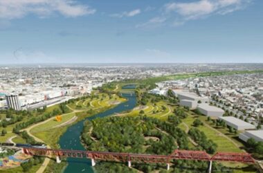 BIM建筑|陆上工作室为边境城市设计公园-BIM建筑网