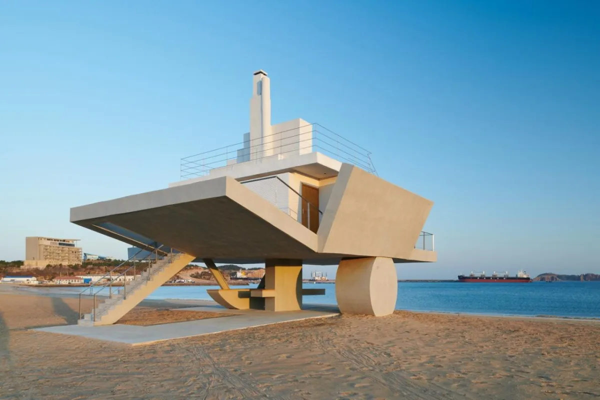 BIM建筑|海边浮亭 / 迹·建筑事务所（TAO）