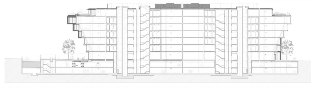 BIM建筑|墨卡托一号办公大楼 / Hadi Teherani Architects