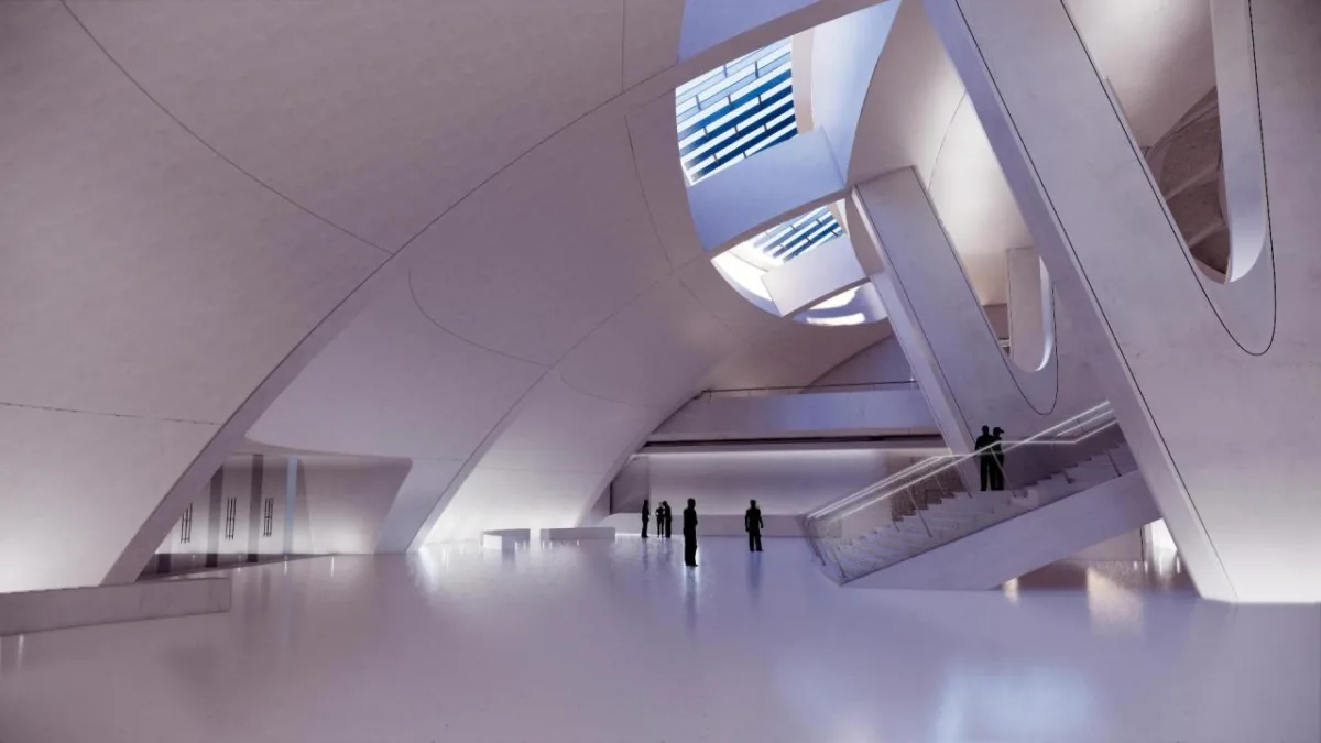 BIM建筑|全球最大覆土建筑群设计：“消失的体育场”/ MAD马岩松