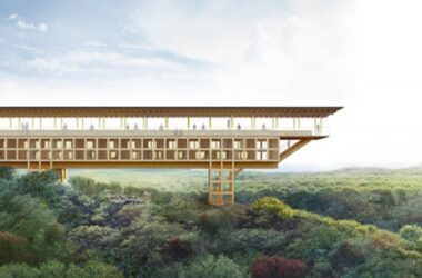 BIM建筑|坂茂设计海岛冥想静修所-BIM建筑网