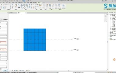 BIM问答|Revit幕墙网格怎么画斜的？Revit如何绘制不等距的斜向幕墙网格？-BIM建筑网