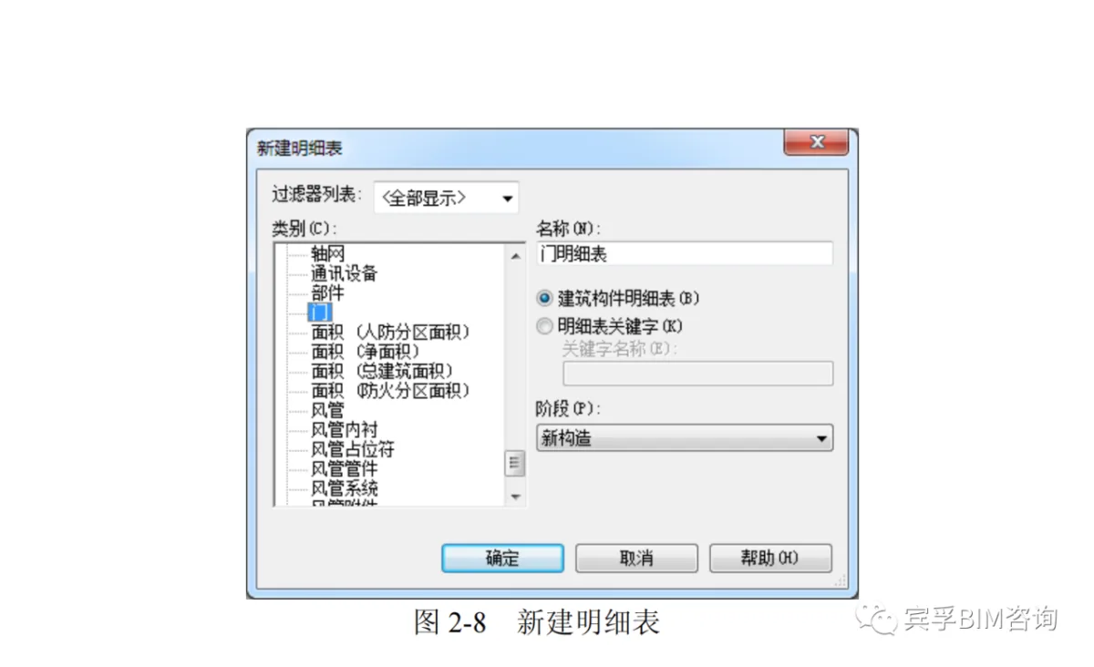 BIM技巧|Revit明细表是干什么的？Revit明细表怎么设置？
