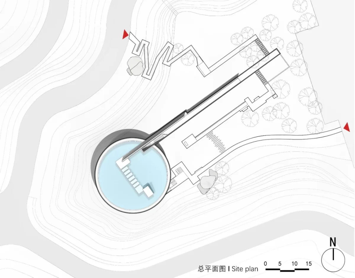 BIM建筑|悬崖上的海边书屋：惠州双月湾一滴水图书馆 / 三文建筑