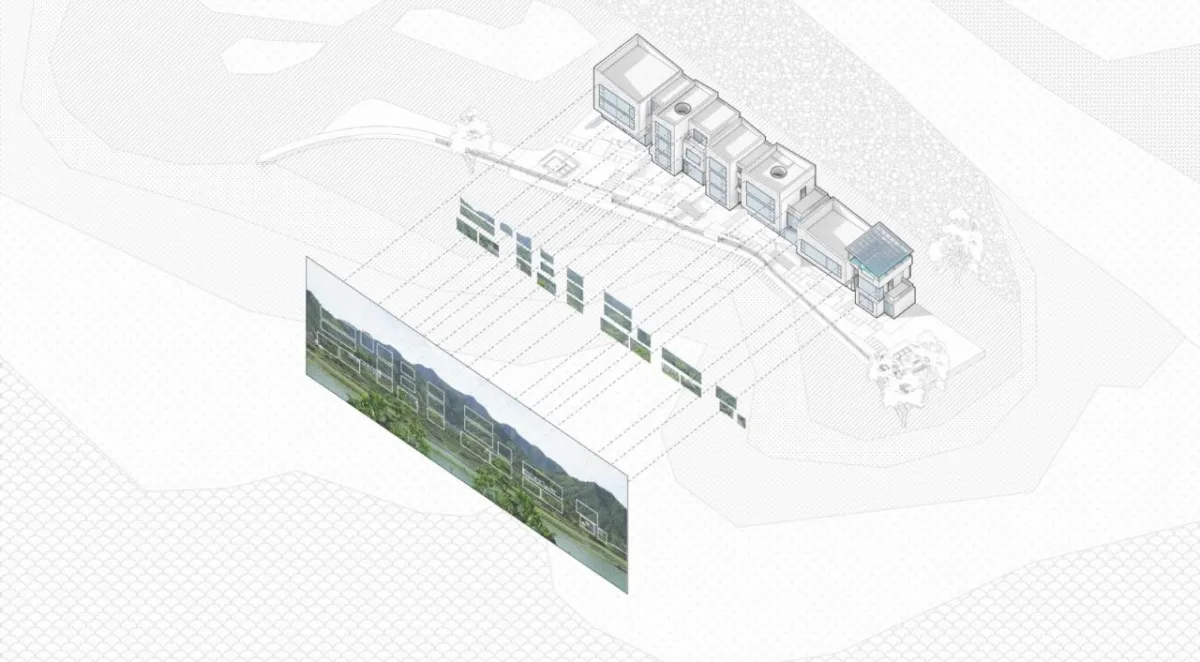 BIM建筑|岐院：山川 · 素屋 · 窗，千岛湖 / 平介设计