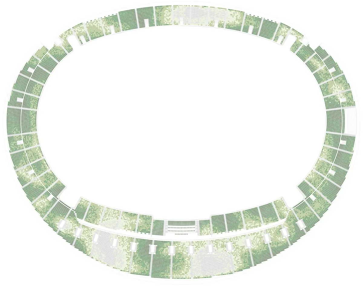 BIM建筑|全球最大覆土建筑群设计：“消失的体育场”/ MAD马岩松