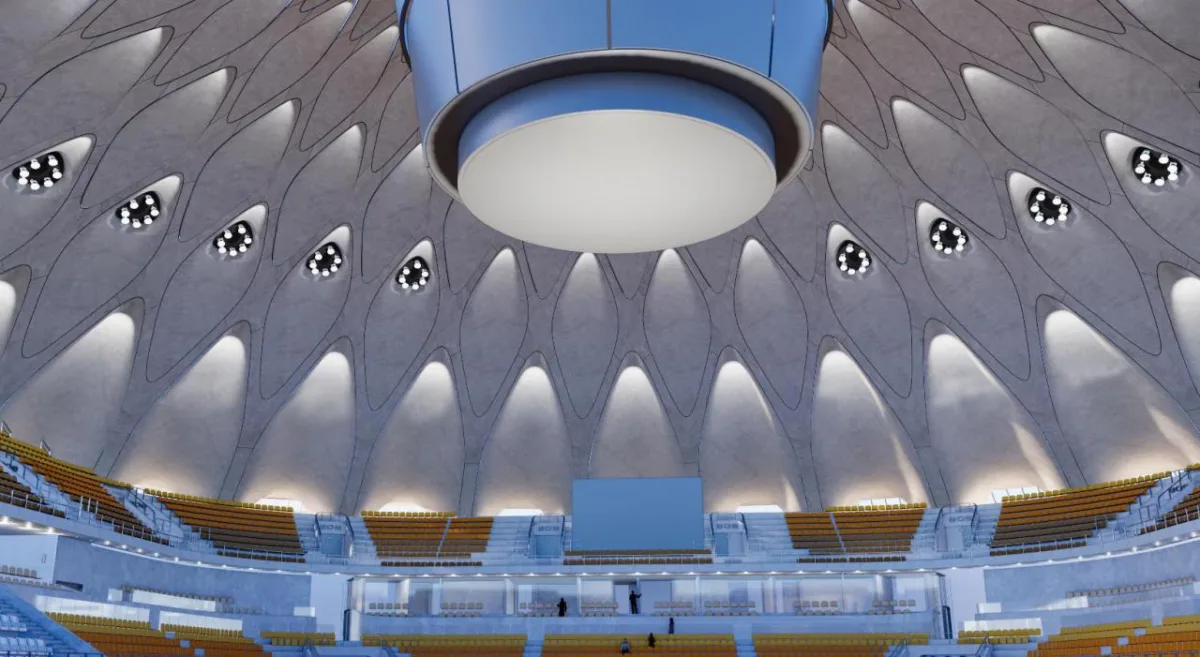 BIM建筑|全球最大覆土建筑群设计：“消失的体育场”/ MAD马岩松