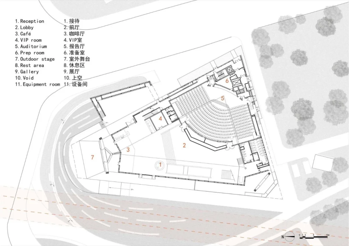 BIM建筑|绿谷艺术中心 / 山水秀建筑事务所