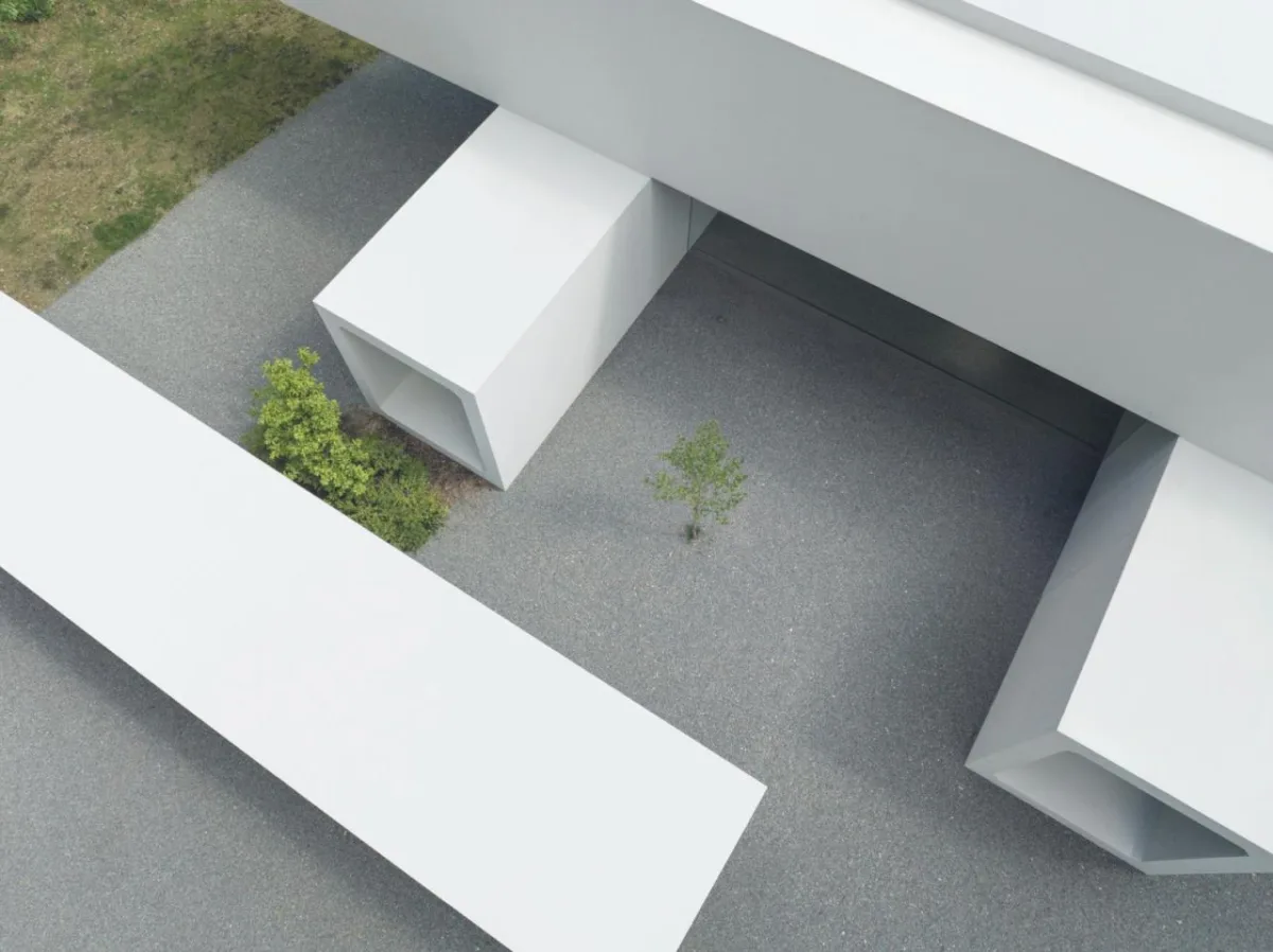 BIM建筑|日本长野极简酒店 Culvert，预制混凝土隧道 / nendo