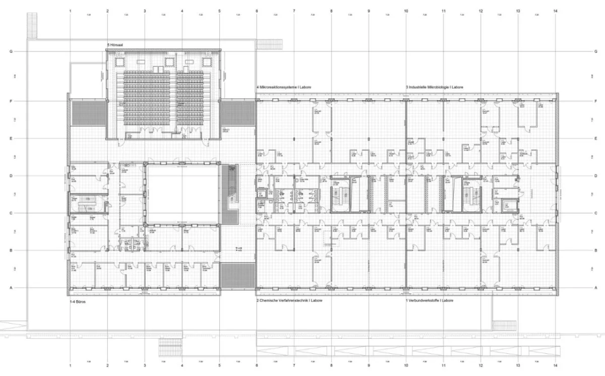 BIM建筑|慕尼黑工业大学可持续化学楼 / Schuster Pechtold Schmidt Architekten