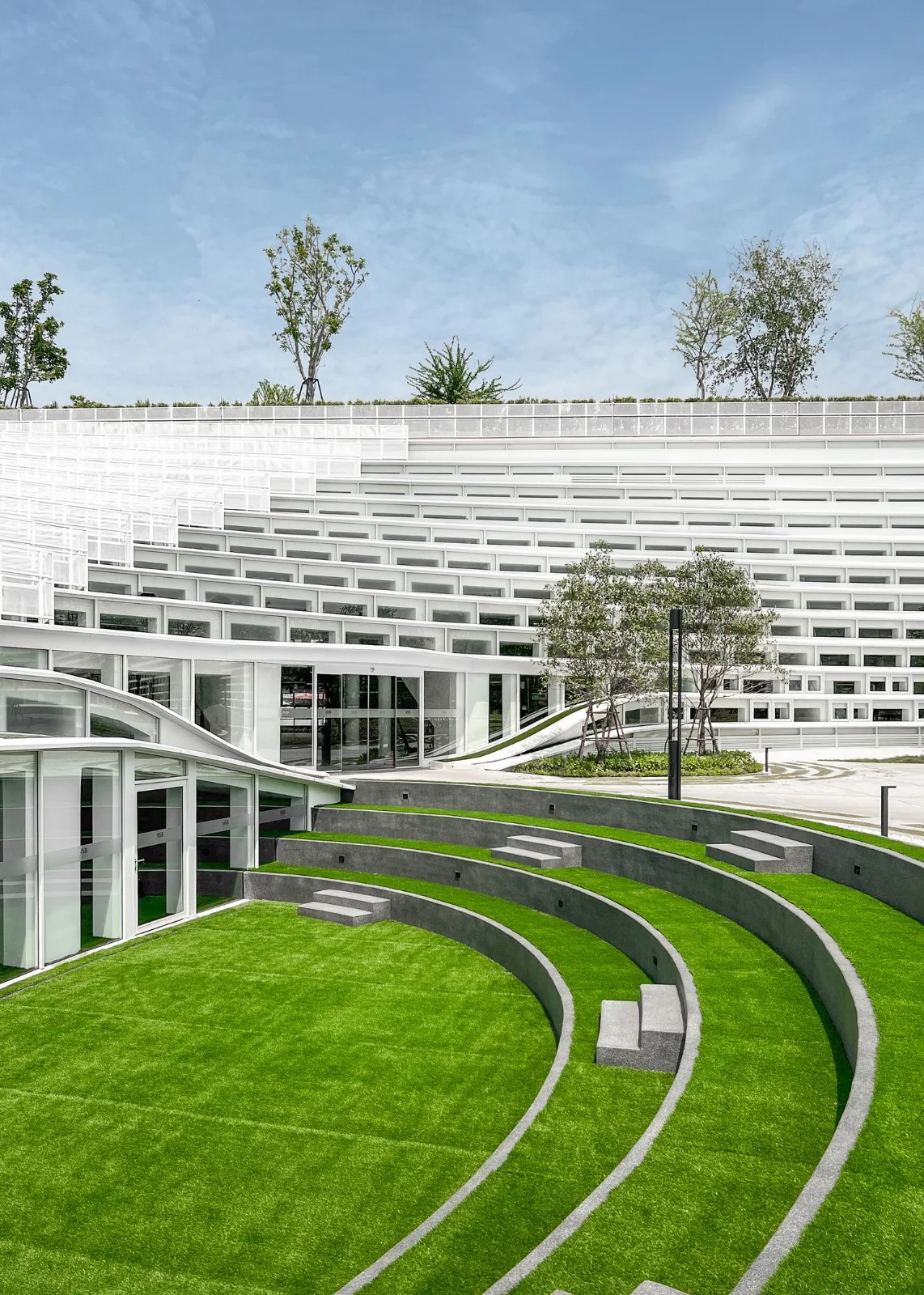 BIM建筑|扇形展开，泰国吞武里校园 SISB / Plan Architect