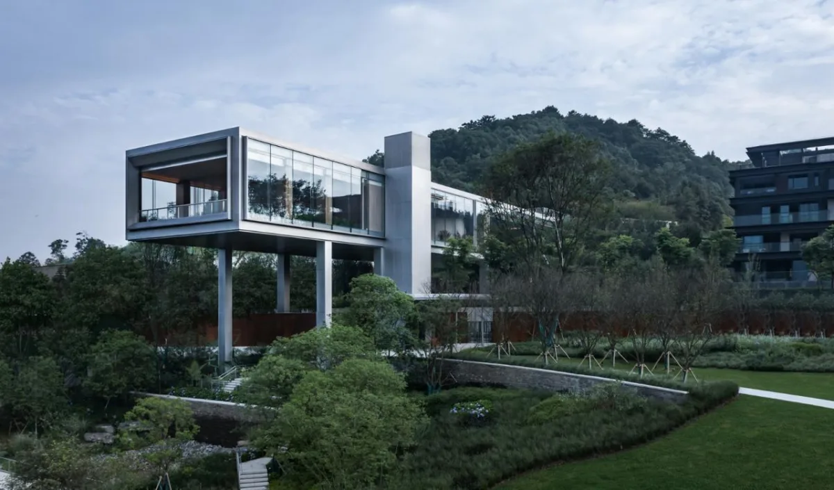 BIM建筑|金地·湖山樾社区中心 / PTA上海柏涛
