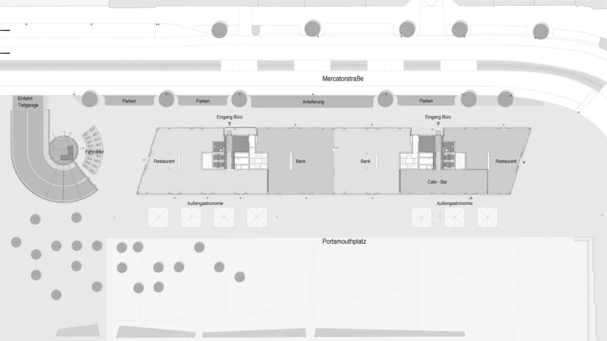 BIM建筑|墨卡托一号办公大楼 / Hadi Teherani Architects