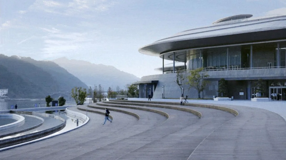 BIM建筑|建德市文化综合体：对话山水的市民空间 / goa作品