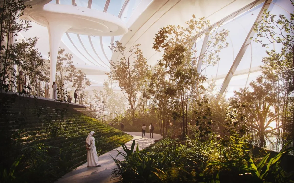BIM建筑|都市中心环：绕世界最高摩天楼一圈 / ZNera Space
