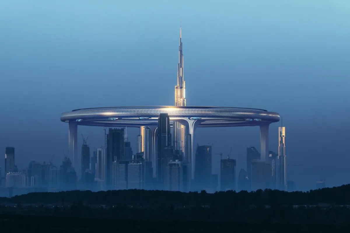 BIM建筑|都市中心环：绕世界最高摩天楼一圈 / ZNera Space